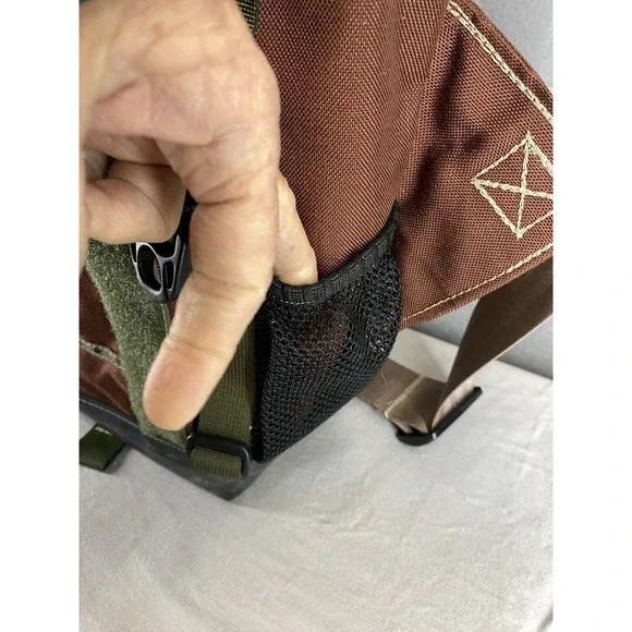 Forest‎ City Portage Messenger Bag Handmade Quality Durable Green & Brown - Picture 11 of 16